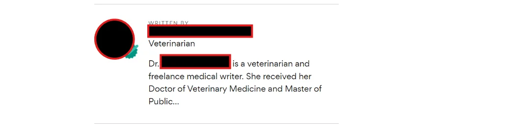 DVM Medical Review Badge Example